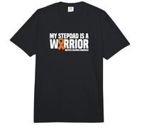 My Stepdad is a Warrior MS Multiple Sclerosis Awareness Comfort Colors Adult Heavyweight T-Shirt