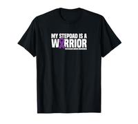 My Stepdad is a Warrior Testicular Cancer Awareness T-Shirt