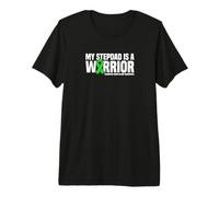 My Stepdad is a Warrior Traumatic Brain Injury Awareness Premium T-Shirt