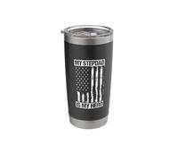My Stepdad is My Hero Firefighter Stepdad Hero Stainless Steel Insulated Tumbler