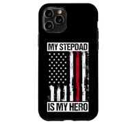 MY STEPDAD IS MY HERO Firefighter Support Case for iPhone 11 Pro