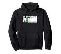 My Stepmom is a Warrior Bile Duct Cancer Awareness Pullover Hoodie