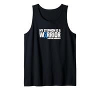 My Stepmom is a Warrior Blue Ribbon Alopecia Awareness Tank Top