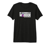 My Stepmom is a Warrior Thyroid Cancer Awareness Premium T-Shirt