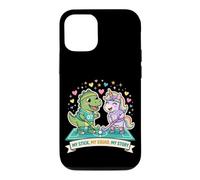 My Stick My Squad My Story Field Hockey Unicorn Dino Case for iPhone 12/12 Pro