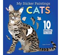 My Sticker Paintings: Cats