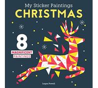 My Sticker Paintings: Christmas: 8 Magnificent Paintings (Happy Fox) Paint by Sticker For Kids 6-10 - Christmas Ornaments, Stocking, and More, with 60-100 Removable, Reusable Stickers per Design