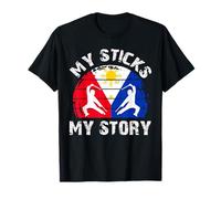My Sticks My Story Martial Arts Stick Fighter Warrior T-Shirt