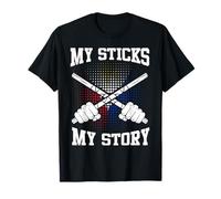My Sticks My Story Martial Arts Stick Fighter Warrior T-Shirt