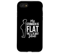 My Stomach Is Flat The L Is Just Silent Saying Humorous Case for iPhone SE (2020) / 7/8