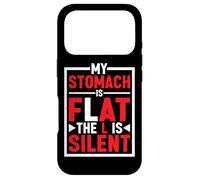 My Stomach Is Flat, The L Is Silent - Case for iPhone 17 Pro