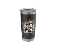 My Story is Not Over Until I Win - Stainless Steel Insulated Tumbler