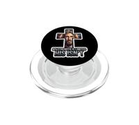 My Streangth Is Limited His Isn't Jesus Christ God Christian PopSockets PopGrip for MagSafe