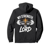 My Strength comes from the Lord Jesus Christ Pullover Hoodie