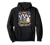 My Students Are EggCellent Funny Easter Teacher Bunny Egg Pullover Hoodie