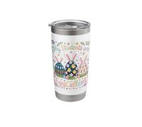 My Students are Eggcellent Funny Easter Teacher Eggs Bunny Stainless Steel Insulated Tumbler
