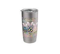 My Students are Eggcellent Funny Easter Teacher Eggs Bunny Stainless Steel Insulated Tumbler