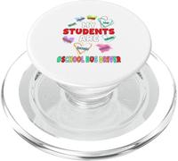 My Students Are Loved Strong Valentine School Bus Driver PopSockets PopGrip for MagSafe