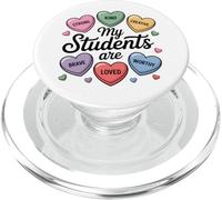 My Students Are Strong Kind Creative Brave Loved Teacher PopSockets PopGrip for MagSafe