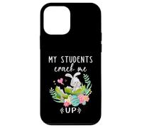 My Students Crack Me Up Funny Easter Day Egg Chick Teacher Case for iPhone 12 mini
