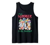 My Summer is All Booked Beach Reading Vacation Book Club Tank Top
