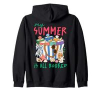 My Summer Is All Booked Beach Reading Vacation Book Club Zip Hoodie