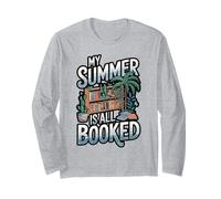 My Summer is All Booked Retro Design Long Sleeve T-Shirt
