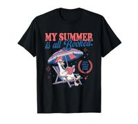 My Summer is All Booked Silly-Goose Reading Book Bookish T-Shirt