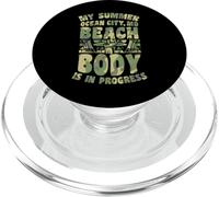 My Summer Ocean City Maryland Beach Body Is In Progress PopSockets PopGrip for MagSafe