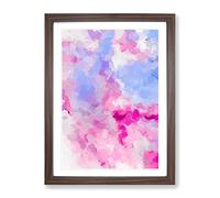 My Sunshine Abstract Framed Print | A2 Walnut Framed Wall Art | Ready to Hang | Abstract Fantasy Picture | Living Room Bedroom Lounge Office