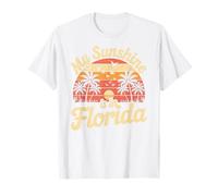 My Sunshine is in Florida Retro Sunset Palm Trees T-Shirt