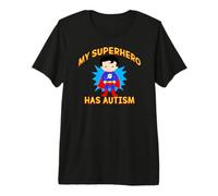 My Superhero HAS Autism Awareness Matching Kids Meme Premium T-Shirt