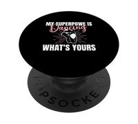 My Superpower Is Dancing Funny Dance Party Dancer Women PopSockets Adhesive PopGrip