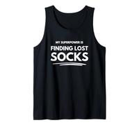 My superpower is finding lost socks Tank Top