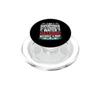 MY SUPERPOWER IS FINDING WATER HAZARDS WITHOUT A MAP PopSockets PopGrip for MagSafe
