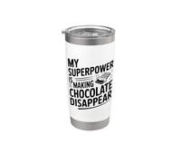 My Superpower is Making Chocolate Disappear Stainless Steel Insulated Tumbler