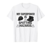 My Superpower is Spotting Hazards | Workplace Safety Gift T-Shirt