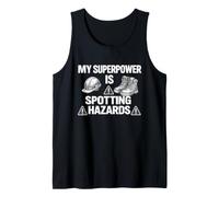 My Superpower is Spotting Hazards | Workplace Safety Gift Tank Top
