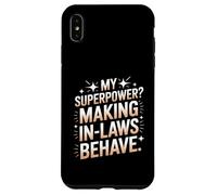My Superpower Making In Laws Behave Wedding Planner Case for iPhone XS Max