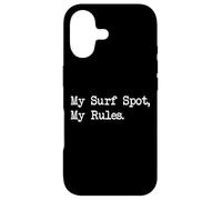 My Surf Spot My Rules Funny Surfing Quotes Apparel Case for iPhone 17