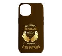 My Sweet Husband Angel Wings First-time Young Senior Widows Case for iPhone 15