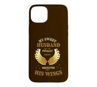 My Sweet Husband Angel Wings First-time Young Senior Widows Case for iPhone 15 Plus