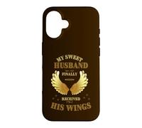 My Sweet Husband Angel Wings First-time Young Senior Widows Case for iPhone 16