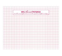 My Sweet Petunia MISTI Laser Etched Stamp - Original Grid Paper Pad