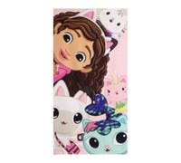 My sweety pop | Gabby's Dollhouse Beach Towel | Girl's Bath Towel 70 x 140 cm | Polyester | Children's Pool Towel | Quick and Light Drying | Maison Magique de Gabby