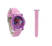 My sweety pop Gabby's Dollhouse Pink Sequin Analog Watch for Kids Children School Nursery Nursery Holiday Gift