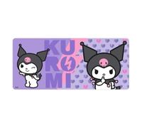 My sweety pop Hello Kitty and Kuromi XXL Mouse Mat 80 x 35 cm | Kawaii Gaming Desk Pad | Smooth Polyester Surface and Non-Slip Base | Office Decoration Accessory Gift Idea for Girls