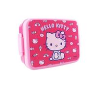My sweety pop - Hello Kitty Snack Box - Lunch Box - For Children - Nursery, Kindergarten, School, Holiday, Meal - 16 cm - Gift Idea (Hello Kitty - Pink)