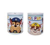 My Sweety Pop Paw Patrol White School Storage Metal Money Box | Coins 4.7 in