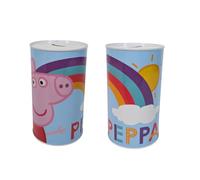 My sweety pop Peppa Pig Blue Metal Money Box - School - Coin Storage - 17.5cm - Gift Idea